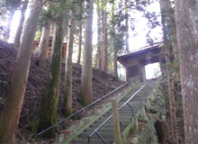 寺下観音堂への階段